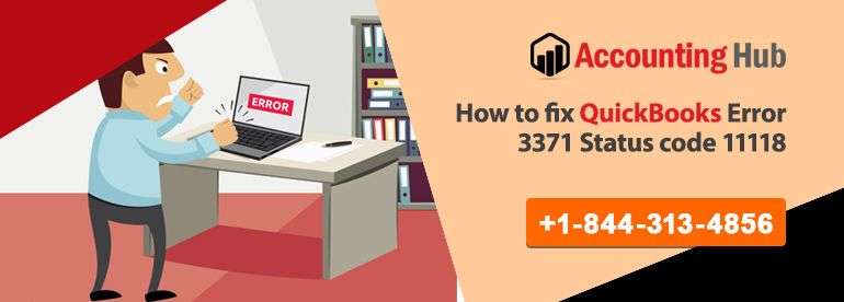 QuickBooks Error 3371 Status code 11118
